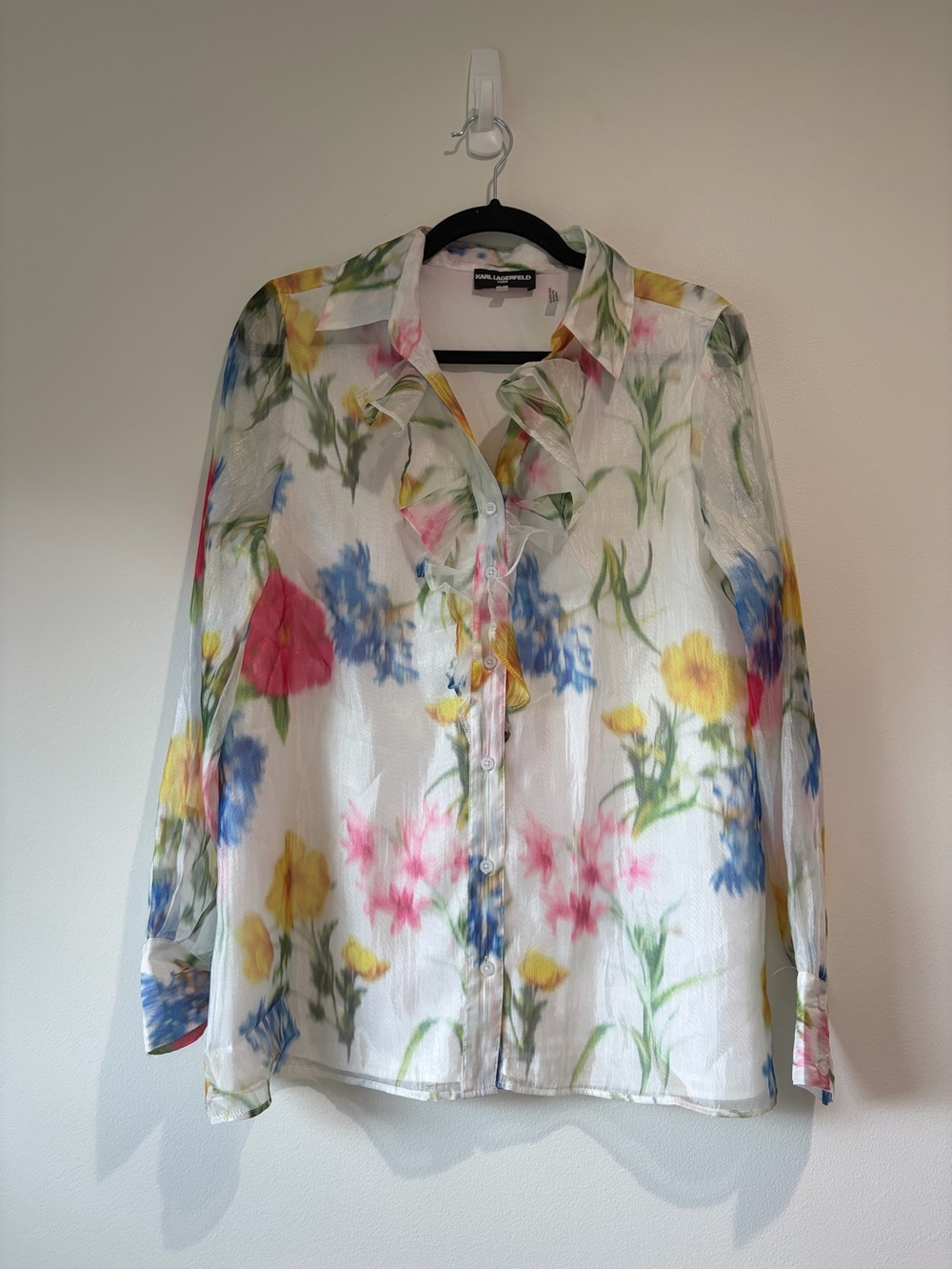 Karl Lagerfeld Floral Blouse - Picture 5 of 5